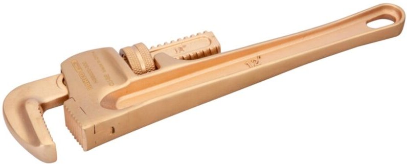 Bahco Hochbelastbare 40-mm-Rohrzange aus Kupferberyllium, funkenfrei, 300 mm