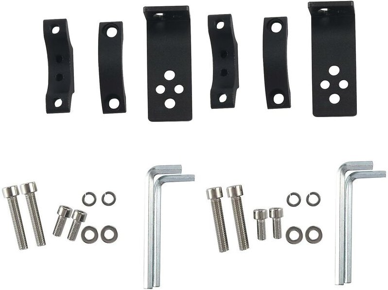 Woosien - 2sets Universal Mount Tg11 Motorrad Scheinwerfer Halterung Rohr Gabel Halter Für Cafer Chopper