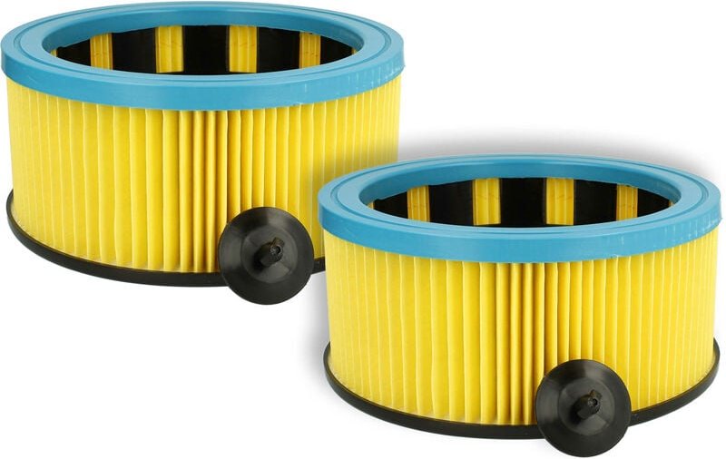 Thumbnail - Filterset 2x Faltenfilter Ersatz für Metabo 631753000 für Nass- & Trockensauger - Filter, Patronenfilter, schwarz blau g...
