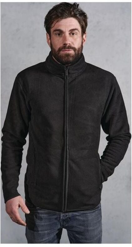 Men's Double Fleece Jacket Größe xxxl black