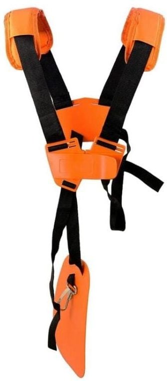 Oranger Gurt für Freischneider – Doppelter Schultergurt – Gurt für Freischneider – Für Freischneider, Kettensäge und Ras...
