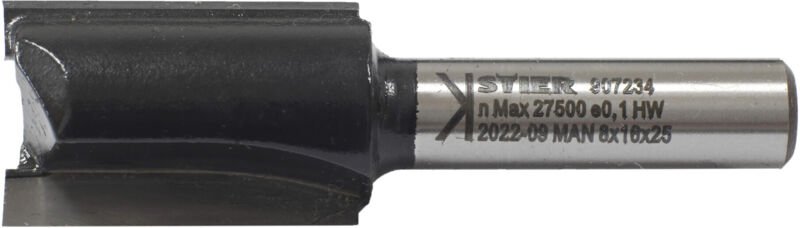 Nutfräser D16 x L25 x S8 mm hm (hw) - Stier