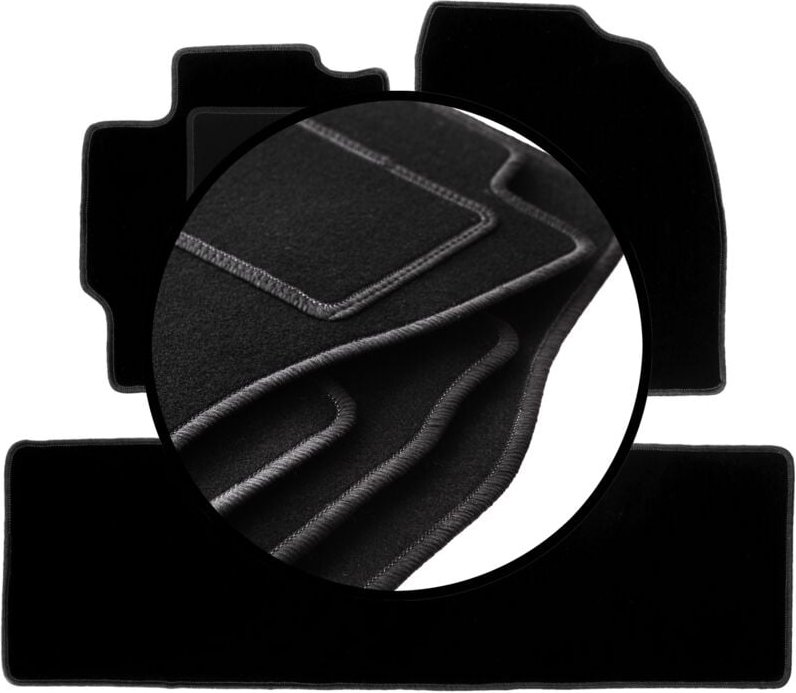 Veloursmatten-Set für: Toyota Corolla E16 Limousine, Schrägheck (2013-2019)