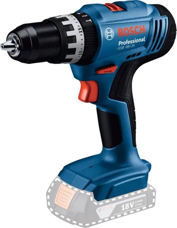 Bosch Professional GSB 18V-25 (CC) Akku-Schlagbohrschrauber (06019K9309)