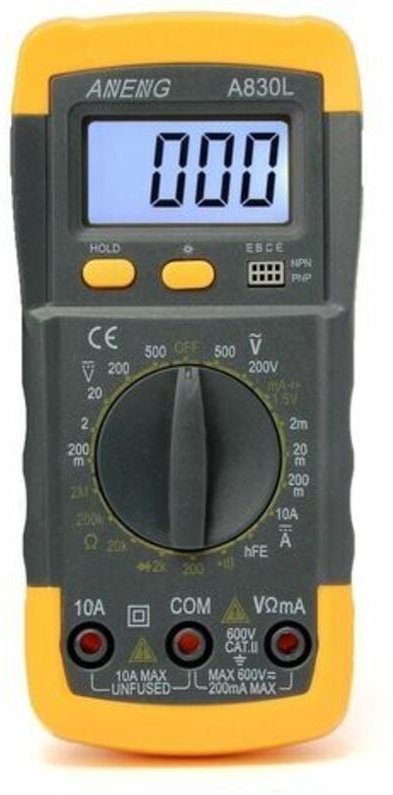 Digital Voltmeter Amperemeter Lcd Auto Range Ohmmeter Multimeter AC/DC Volt Tester Meter Rheoskop