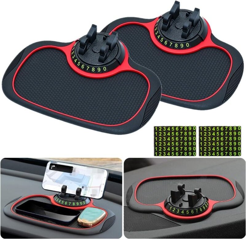 Multifunktionale Auto-Anti-Rutsch-Matte, Auto-Telefonhalterung, universelle Anti-Rutsch-Matte für das Armaturenbrett mit...