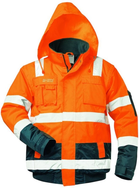 Warnpilotenjacke Jonas,Gr.M,orange/blau - Safestyle
