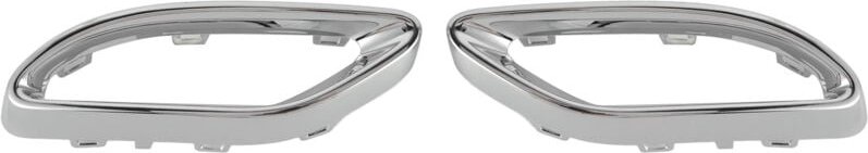 Jeffergarden - Glänzende Chrom-Auspuffblenden als Ersatz für Mercedes-Benz a b c e glc CLS-Klasse W177 W247 W205 W213 X2...