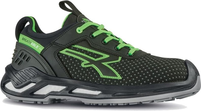 Bryan S3 ci esd src Sicherheitsschuhe - 37 eu - Anthrazit/Grüne - U-power