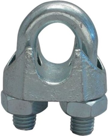 Karte 2 Edelstahl-Kabelklemmen Ø6 mm Viso SCI602NS