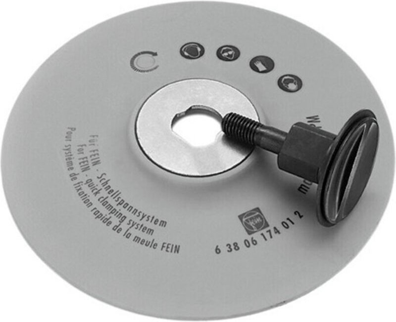Fein - Elastischer Schleifteller mit Spanneinheit ø 180 mm - 63806174028