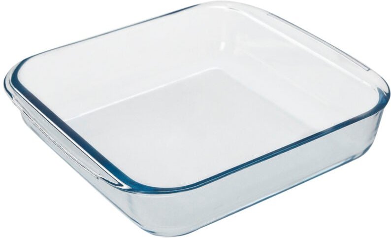 Fuente Horno Cristal Cuadrada 1,8 Litros. 20,7x20,7 cm