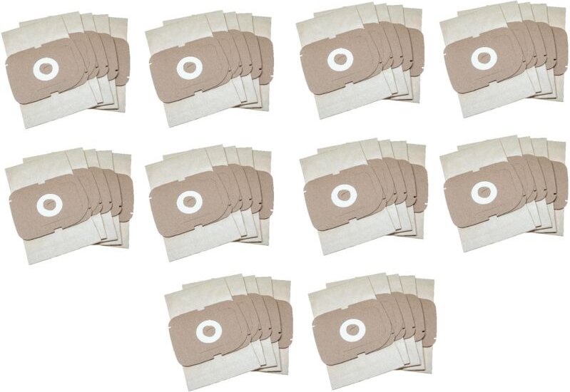 50x Staubsaugerbeutel kompatibel mit Lux AP11, Intelligence, Intelligence Royal Edition, S115 Staubsauger - Papier, 26cm...