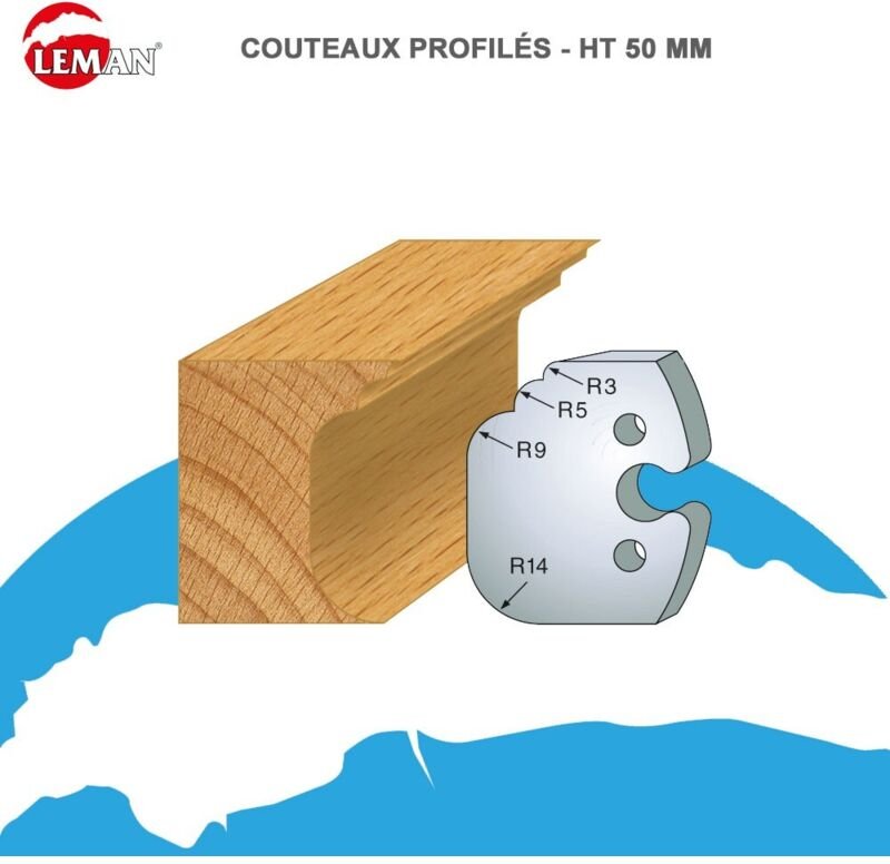 Spiele 2 Gegenbretter Classic PROFIL Nr. 225 Höhe. 48 Ep. 5,3 mm