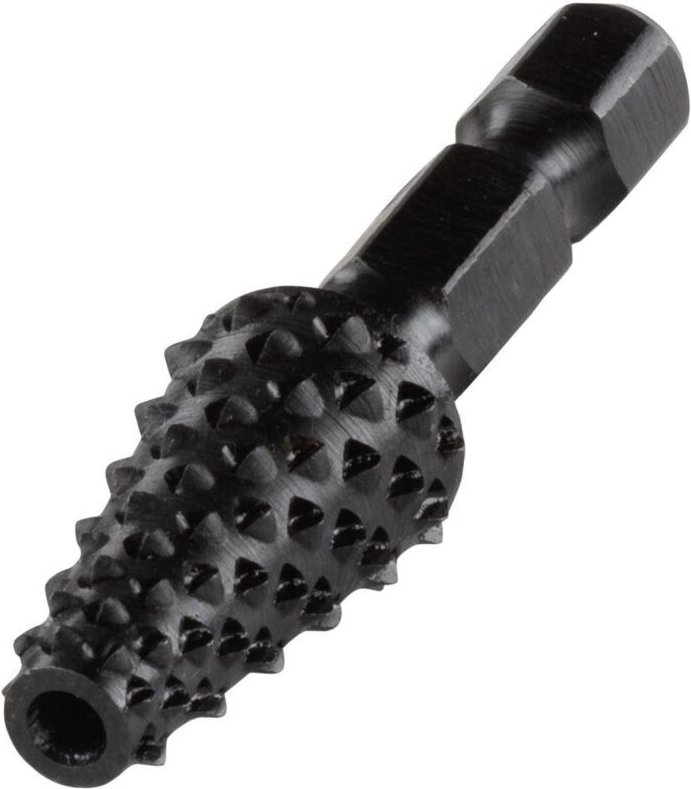 Wolfcraft - Profilraspel für Holz Sechskant-Schaft 4378000 ø 5 - 12,5 mm Profilraspel