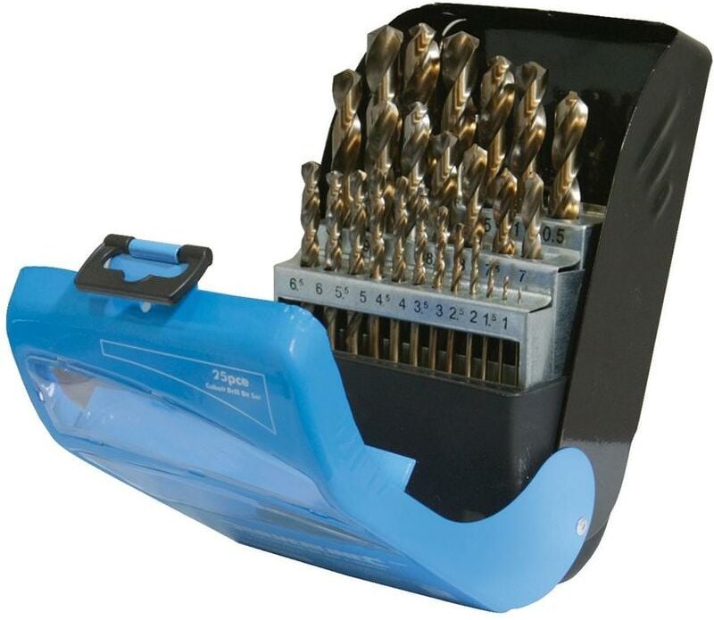 Kobaltbohrer, 25-tlg. Satz 1–13 mm