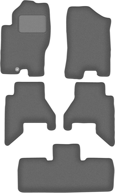 Graphit-Fußmatten für: Nissan Pathfinder 7-Sitzer (vor Facelift) (2005-2010)