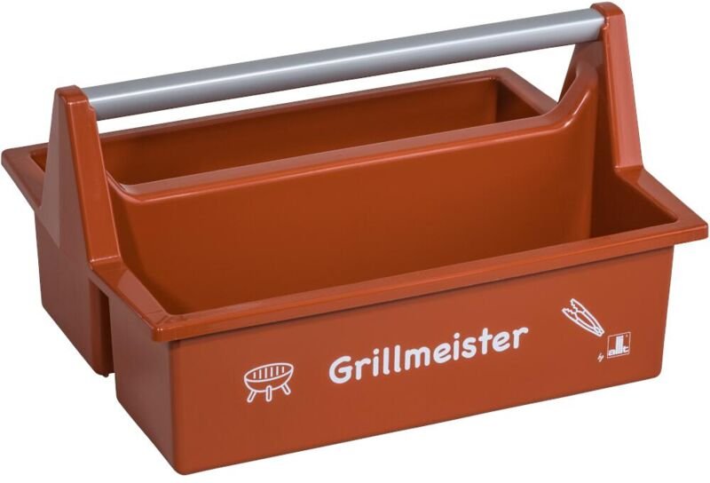Tragekasten "Grillmeister" braun