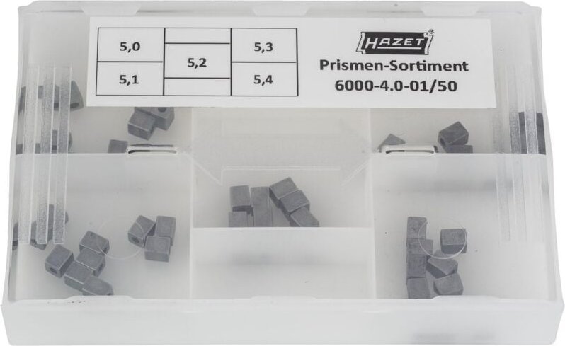 Hazet Prismen-Sortiment 5,0 / 5,1 / 5,2 / 5,3 / 5,4 mm, 6000-4.0-01/50