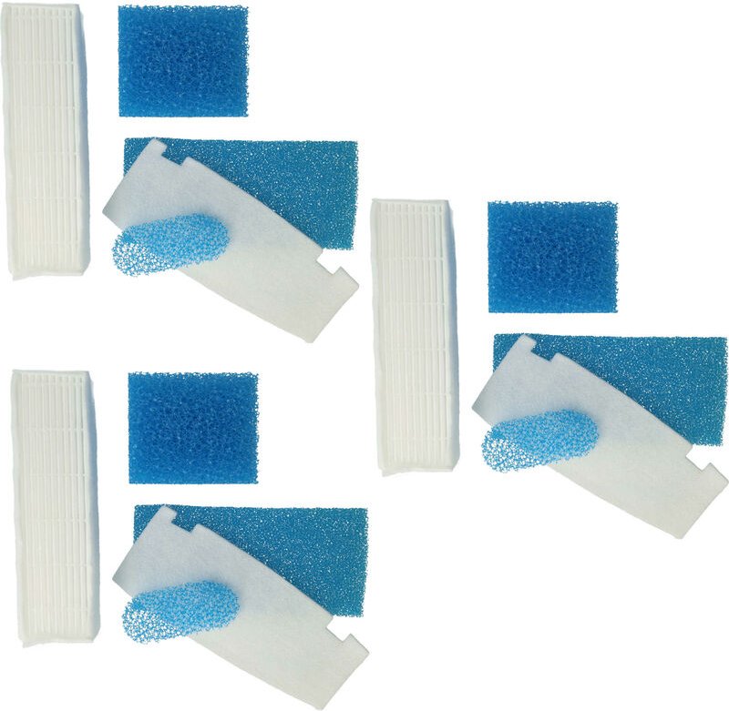 Filter-Set Ersatz für Thomas 787224 für Staubsauger - 15x Filter - Vhbw
