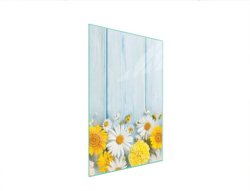 Glasschneidebrett 35x52 Kamille