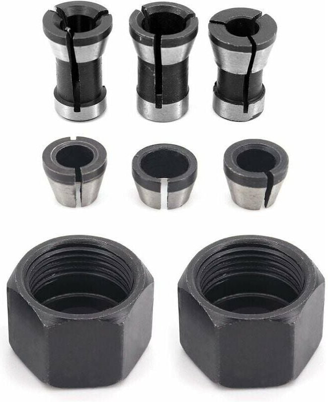 Thumbnail - Jalleria - Bohrfutterkopf, Bohrfutter, 6 mm, 6,35 mm, 8 mm Kopf-Adapter-Konverter, 6 Stück