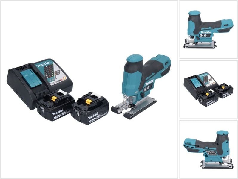 Makita - djv 185 rt Akku Pendelhubstichsäge 18 v Brushless + 2x Akku 5,0 Ah + Ladegerät