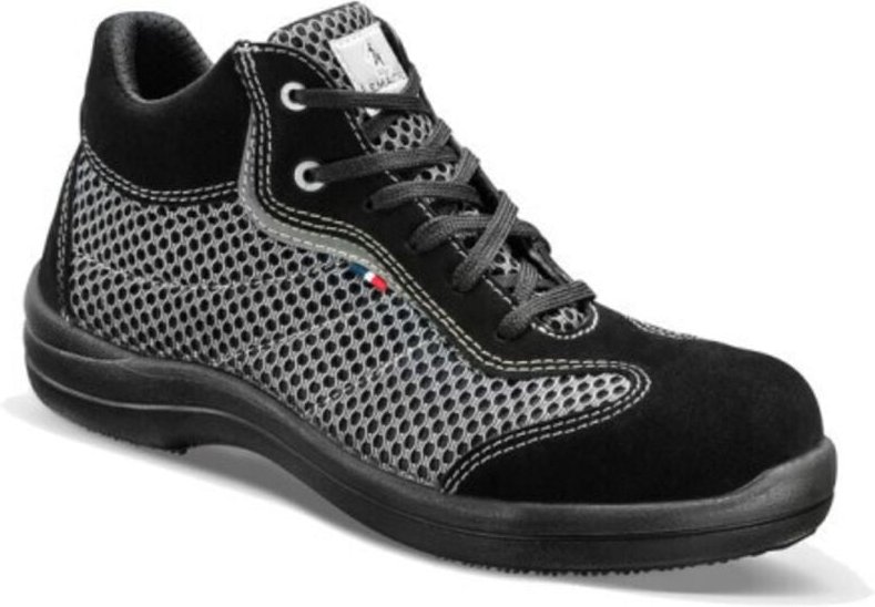 Hochsichere Damen-Sicherheitsschuhe RESEDA S1P Grau/Schwarz 41