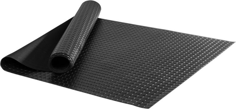 Walser - Gummimatte Coin, zuschneidbare Meterware 100x300 cm schwarz