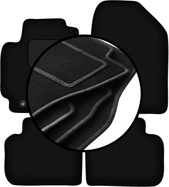 Komplettset Veloursmatten für: Hyundai Elantra VI Limousine (2016-)