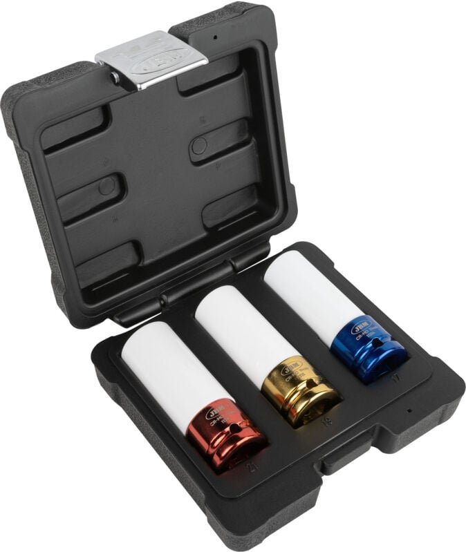 JBM - Kit mit 3 1/2' Krafteinsätzen speziell für den Radausbau 51336