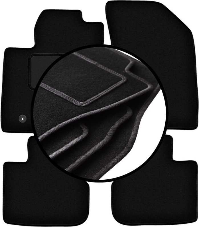 Komplettset Veloursmatten für: Fiat Tipo II Schrägheck (2015-)