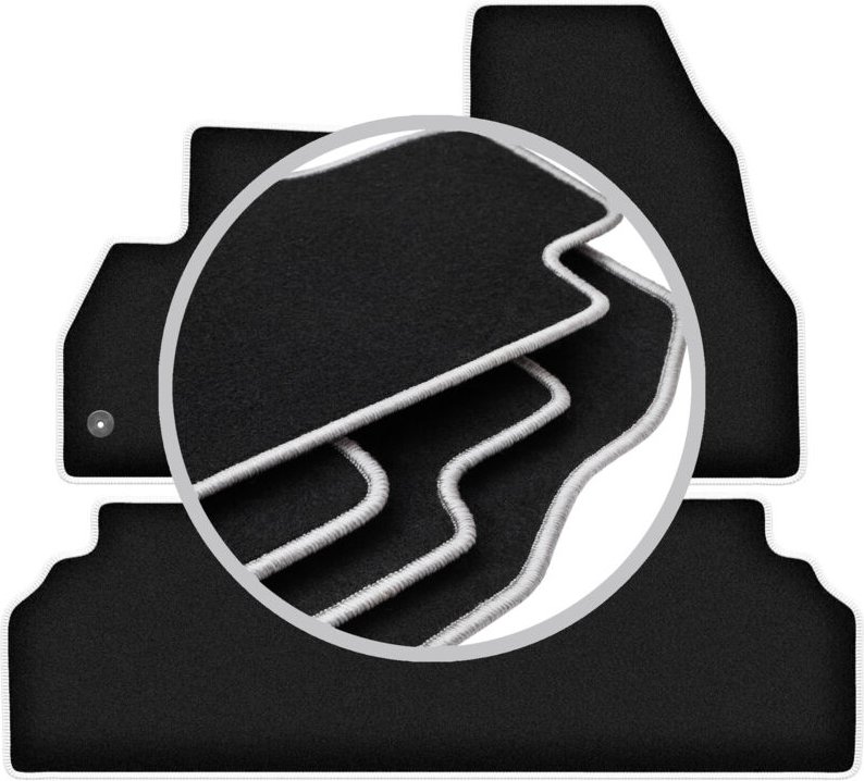 CARLUX-SILVER Automatten für: Renault Kangoo II Kombivan (2007-)