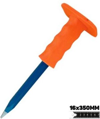 Blim - hammer aus Kohlenstoffstahl - Abmessungen: 16 x 350 mm - schlagfest - Stiel mit Tpr-Schutz - Farbe schwarz