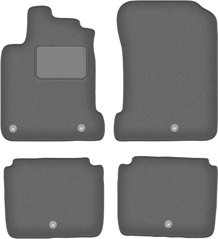 Graphit-Fußmatten für: Renault Latitude Limousine (2010-2015)