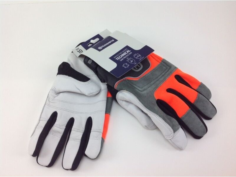 Handschuh TECHNICAL mit ORIGINAL HUSQVARNA Schnittschutz 595003410 tg 10