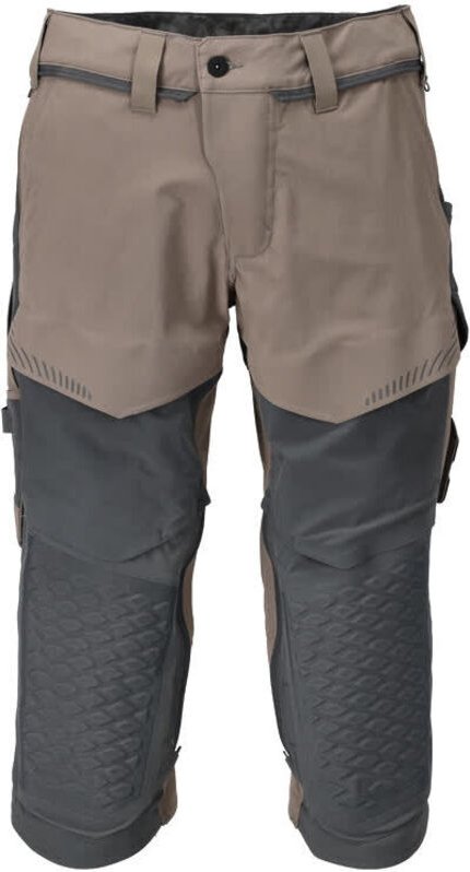 Dreiviertel-Hose 22249-605-5689 Gr. 58 dunkles sandbeige/anthrazitgrau - Mascot