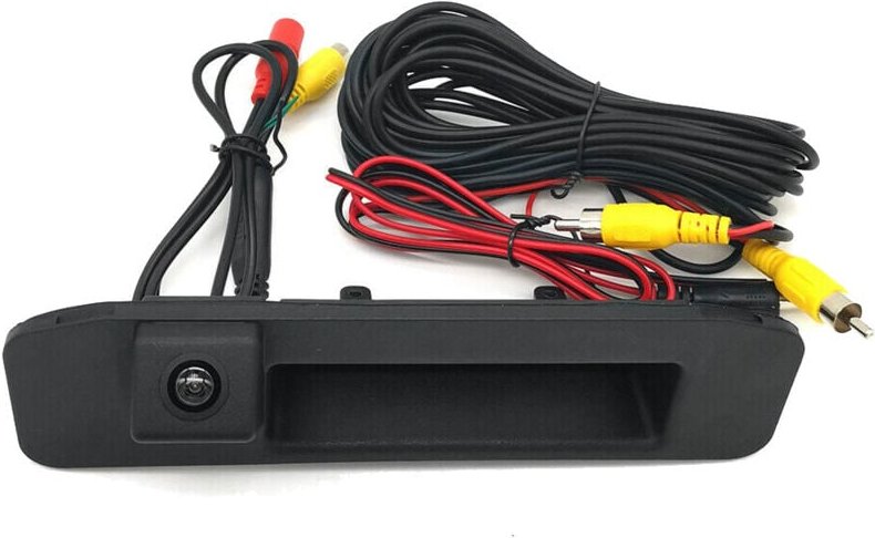 Tlily - Kofferraumgriff-Rückfahrkamera für W176 W166 X166 W167 X156 X253 C117 X117 X204 mit Flugbahn-Tracks-Linie