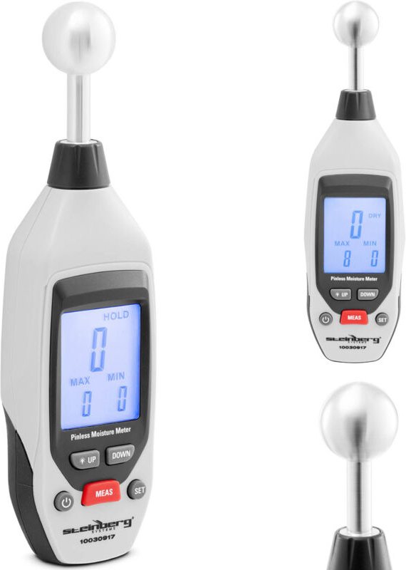Steinberg Systems - Feuchtemessgerät Baufeuchte Feuchtigkeitsmessgerät 0 - 100 % lcd Estrich Holz