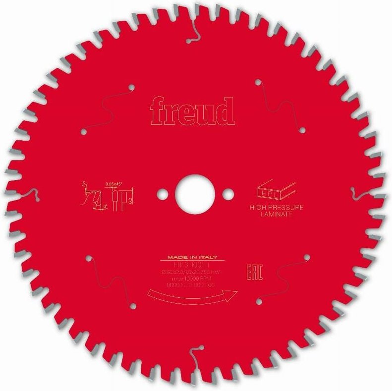 Sägeblatt für Handkreissäge Freud 190 2,6/1,6 AL20 Z56 tp 0° - F03FS09867 -FR13H001H