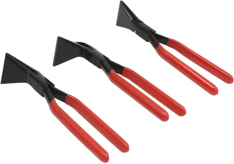 Falzzange Set Kohlenstoffstahl Bleche Blechzange & Rutschfeste Griff Abkantzange Falzzangen Blechzange Satz 0° 45° & 90°...