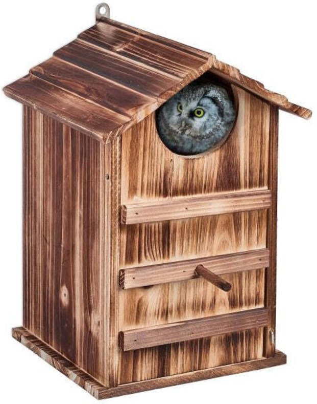 Eulen nistkasten aus holz 883