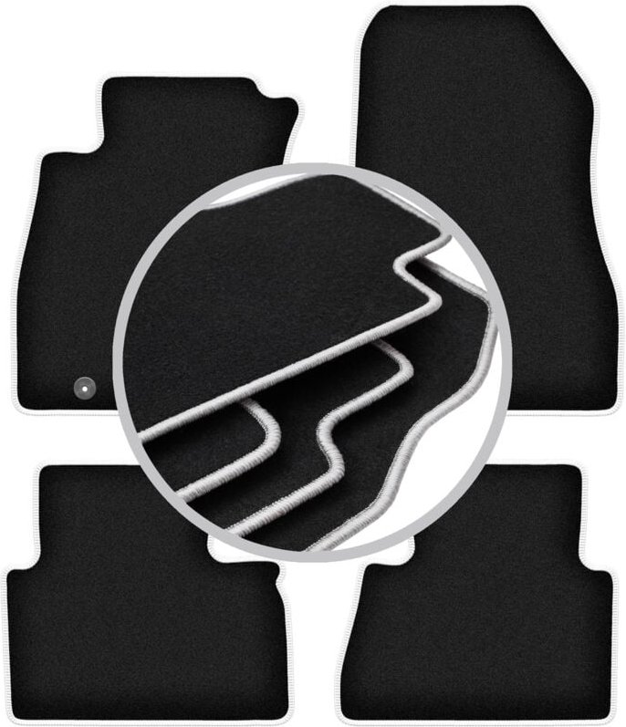 CARLUX-SILVER Autofußmatten für: Nissan Juke F15 Crossover (2010-2017)