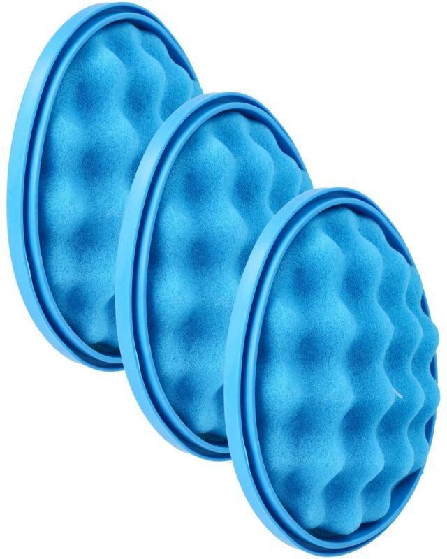 3x Staubsaugerfilter kompatibel mit Samsung VC07F80HDDF/SW, VC07F80HDTF/SW, VC07F80HDQF/EN Staubsauger - Schaumstofffilt...
