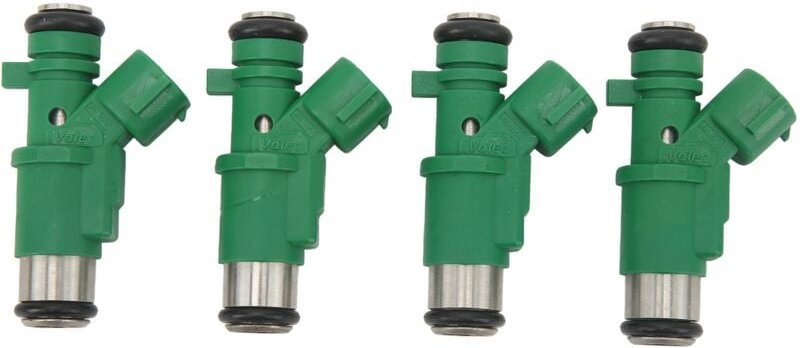 Jeffergarden 4-teilige Kraftstoffeinspritzdüse, OEM-Qualität, grüne Automobilteile 1984G0, Ersatz für Citroen C2 C3