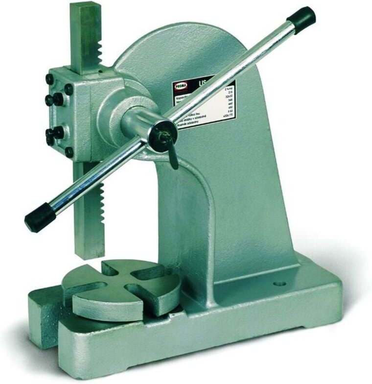 Mechanische Presse Proma AP-2, Born de 2 Tonnen, professioneller Einsatz, hohe Kapazität de Last und Stärke.