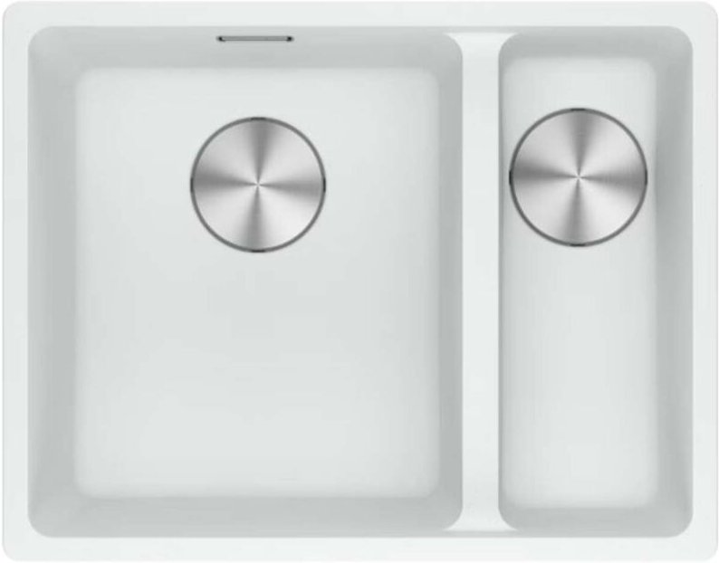 Franke - Maris - Fragranitspüle mrg 160-34-15/2, 55x43 cm, eisweiß 125.0687.267