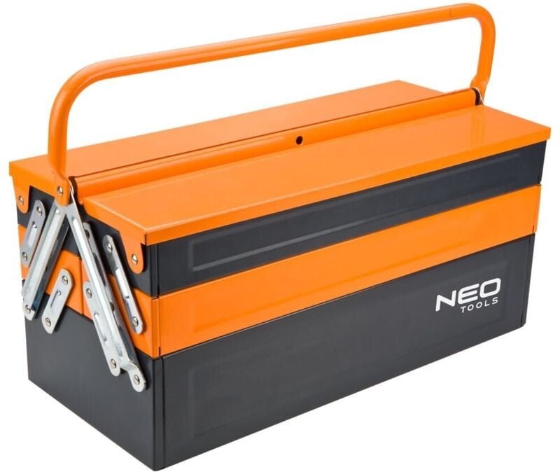 Thumbnail - NEO TOOLS Werkzeugkasten aus Metall – groß, robust