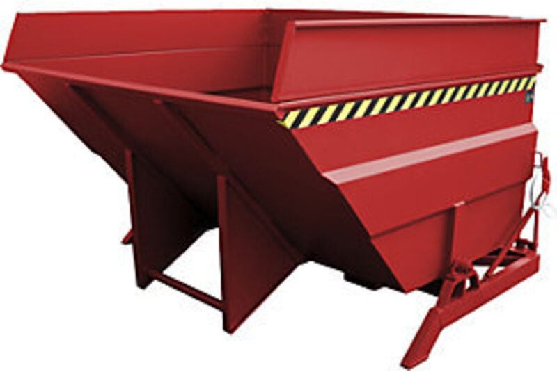 Bauer Kippbehälter BKC 400, lackiert, Feuerrot