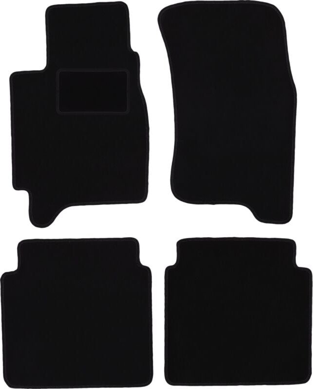 Schwarze Veloursmatten für: Subaru Legacy II Kombi, Limousine (1993-1998)